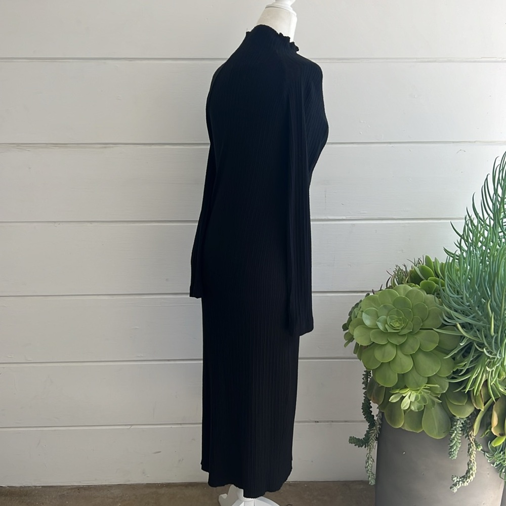 Enza Costa Long Sleeves Sweater MIDI Dress NWOT - Picture 10 of 11